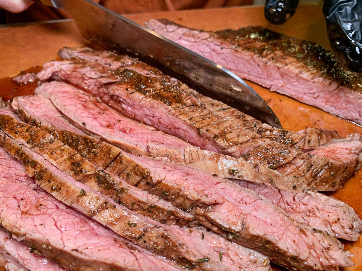 perfect sliced flank steak